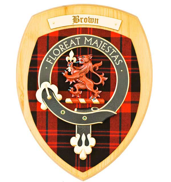 Clan Crest Scottish Heraldry Wooden Wall Plaques 