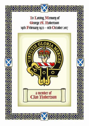 Picture of In Memory Clan Certificate