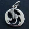 Picture of Scottish Thistle Silver Pendant Charm