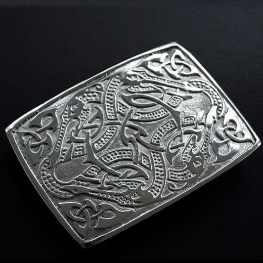 Celtic Beast Heavyweight Kilt Belt Buckle | Scots Connection