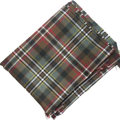 Picture of Scott Green Weathered Mediumweight Tartan Fabric Offcut