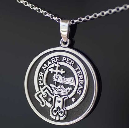 Picture of Silver Round Clan Pendant