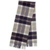 Picture of Bannockbane Silver Tartan Cashmere Scarf