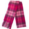 Picture of Lochcarron Hunting Rosy Pink Tartan Scarf