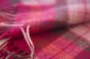 Close Up Rose Pink Tartan Scarf