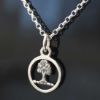 Silver Clan Pendant Small